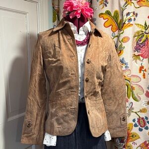 Women's Tan Suede Jacket